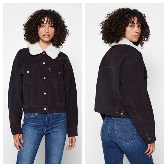 NWT Levi's® Sherpa Baby Baggy Jacket - Picture 2 of 8